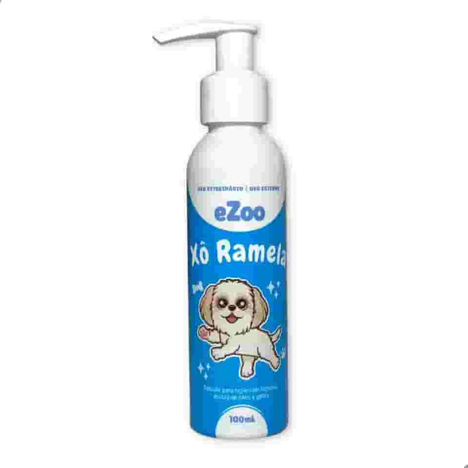 Limpador de Olhos Limpa Lágrimas Ácidas Limpa Manchas Olhos Xô Ramela 100ml para Cachorro e Gato - Ezoo