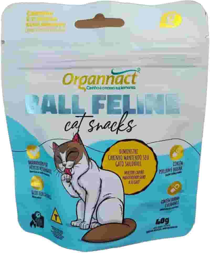 ORGANNACT Suplemento Organnact Ball Feline Cat Snacks 40G