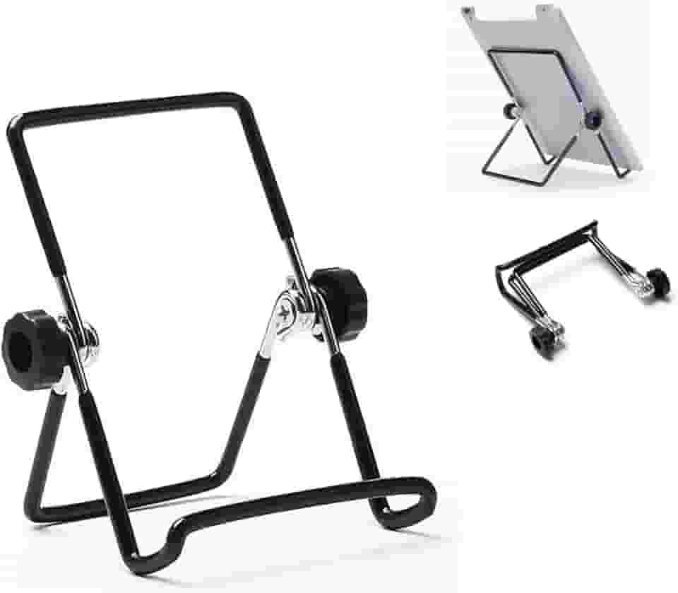 Mizi Suporte ajustável para tablet – suporte de mesa antiderrapante dobrável para tablets de 9 a 12,9 polegadas, iPad, Samsung Galaxy Tab, Kindle Fire e mais – suporte de exibição multiângulo para