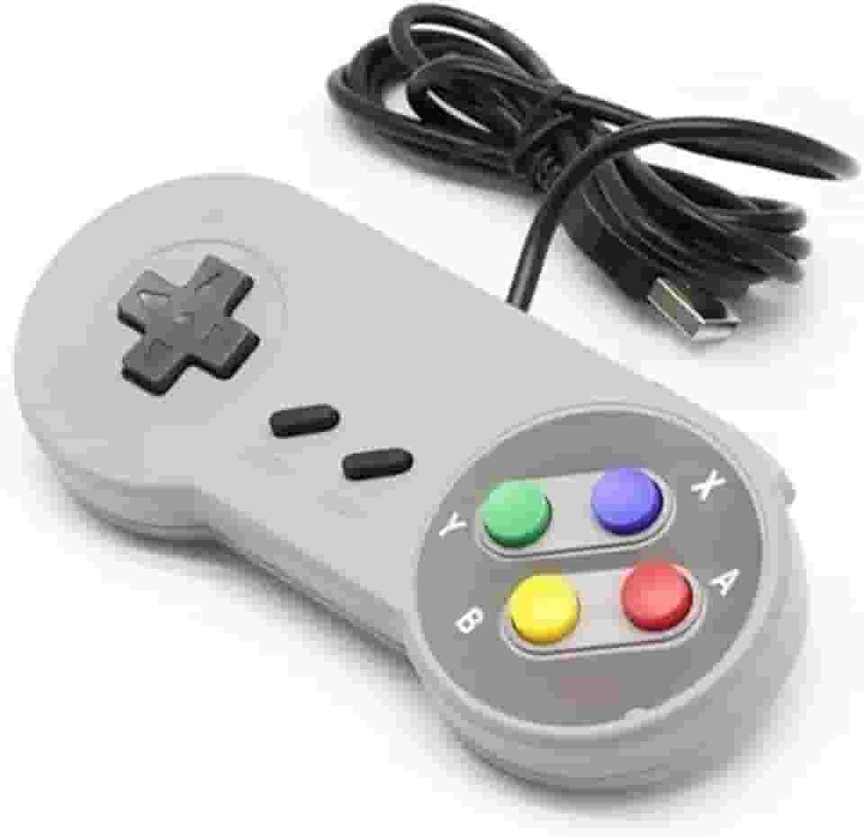 Super Kit Joystick Joypad Controle USB para Windows Linux USB MAC Emulador Znes Padrão SNES Super Nintendo