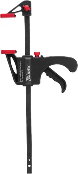 MTX Grampo Sargento Universal de Aperto Rápido 200x315x60 mm – Fixação Forte sem Danos