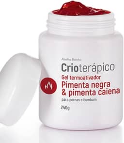 Gel Termoativador para Celulites com Pimenta Negra e Pimenta Caiena(240g) - Abelha Rainha