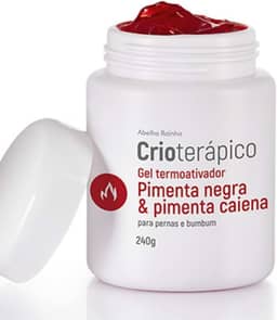 Gel Termoativador para Celulites com Pimenta Negra e Pimenta Caiena(240g) - Abelha Rainha