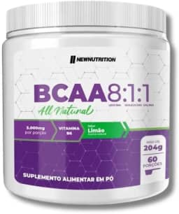 Bcaa 8:1:1-204g Limão - NewNutriton