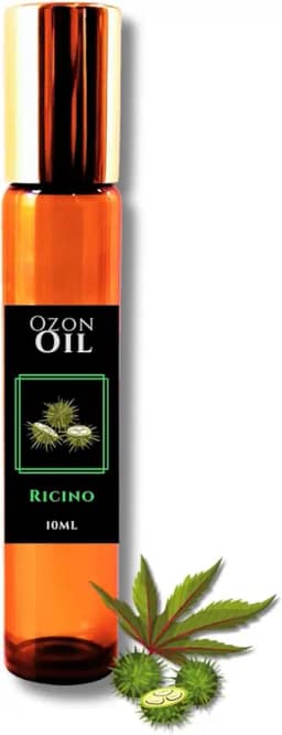 Óleo de Rícino Ozonizado Roll-on 10ml Para Sobrancelha