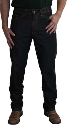 Calça Jeans Masculina Tradicional Corte Reto Resistente Linha Premium