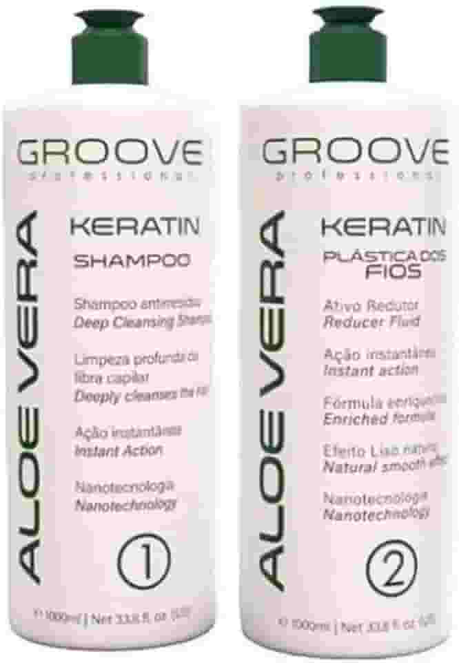 Escova Definitiva De Babosa Keratin Groove Professional 1l