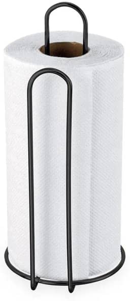 Porta Papel Toalha Preto Suporte Guardanapo Rolo Organização Cozinha