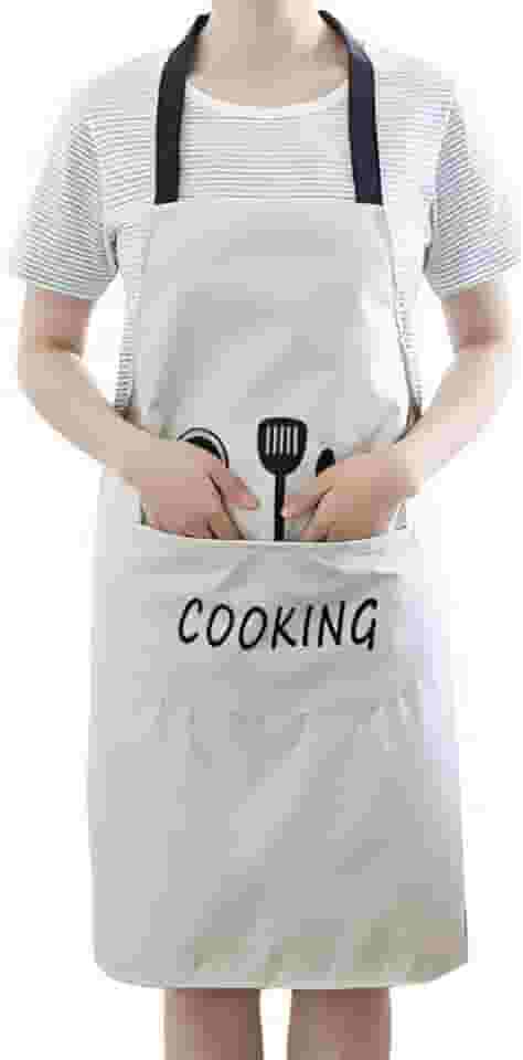 Avental Impermeável Ajustável Com Bolso PVC Anti-Manchas Fácil de Limpar Cozinha Churrasco 60cm x 90cm