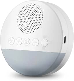Aparelho de Som Ruído Branco Útero Ninar Acalmar Bebê Criança Relaxante Dormir Som suave Luz de Respiração Suave 15/30/60 Sincronização Inteligente Para Pessoas de Todas as Idades