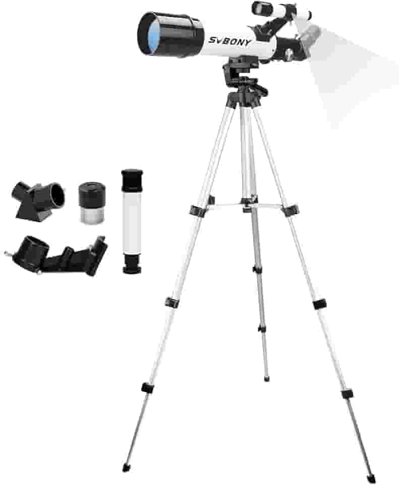 Telescópio, Telescópio Astronômico Refrator com Abertura de 60mm e Montagem de 400mm para Crianças e Iniciantes