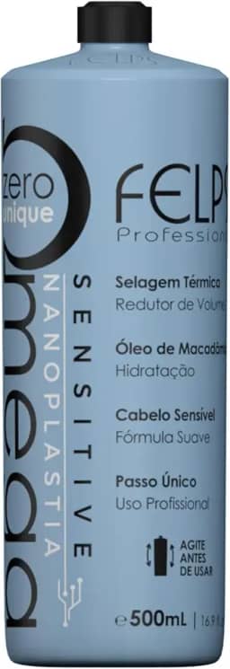 Omega Zero Unique Nanoplastia Selagem Térmica 500 ml, Felps, 500ml