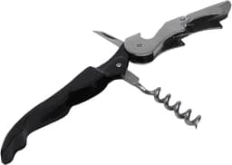 WOLFF - Saca-Rolhas de Inox 2 Estágios 13cm x 2cm - Preto