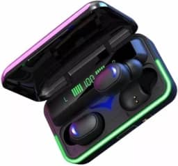 Fones De Ouvido Sem Fio Bluetooth, À Prova D'água IPX5, Graves Profundos, Função Power Bank, Visor Digital De Energia, fone de ouvido Gamer, Cancelamento De Ruido, Premium - TYDA