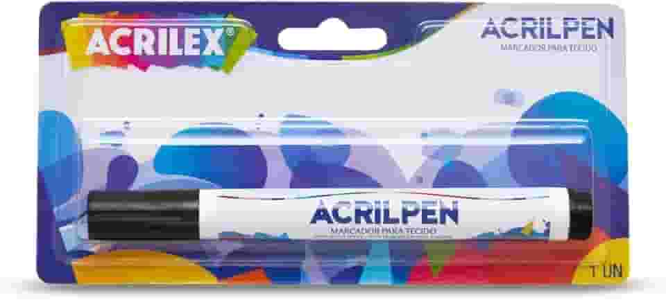 Caneta p/ Tecido Preto Acrilpen – Acrilex