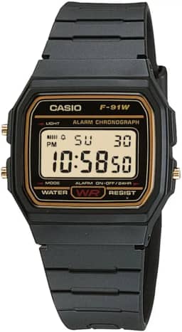 Relógio De Pulso Masculino Digital Casio F91WG9QDF.