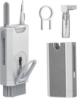 Kit de Limpeza 8 em 1 para Eletrônicos – Teclado, Fones, Celular, Notebook e Tela – Limpador Multifuncional com Removedor de Teclas
