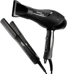 KIT TAIFF SECADOR PROFISSIONAL EASY 1700W - 127V + PRANCHA ALISADORA CERAMICA 180ºC - BIVOLT