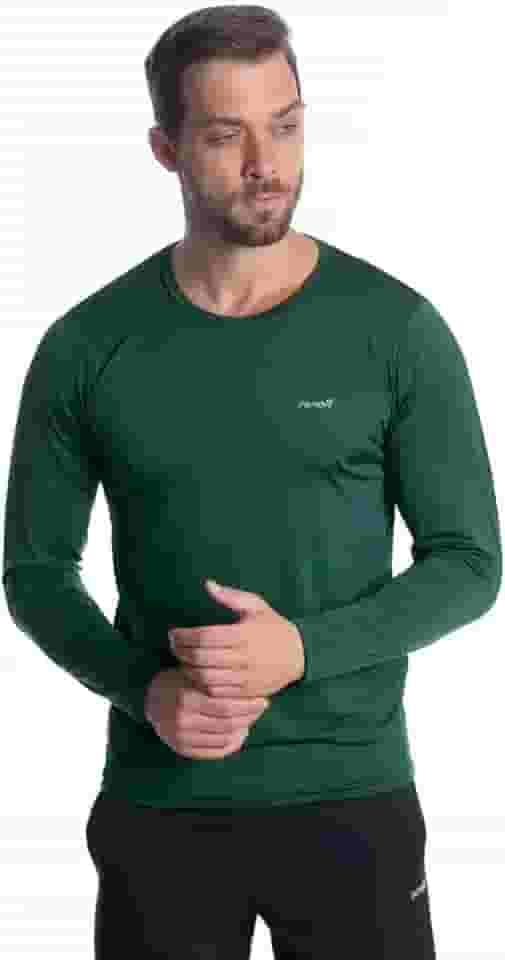 Camiseta Camisa Térmica Masculina Proteção Solar Uv 50+ Manga Longa Dry Fit