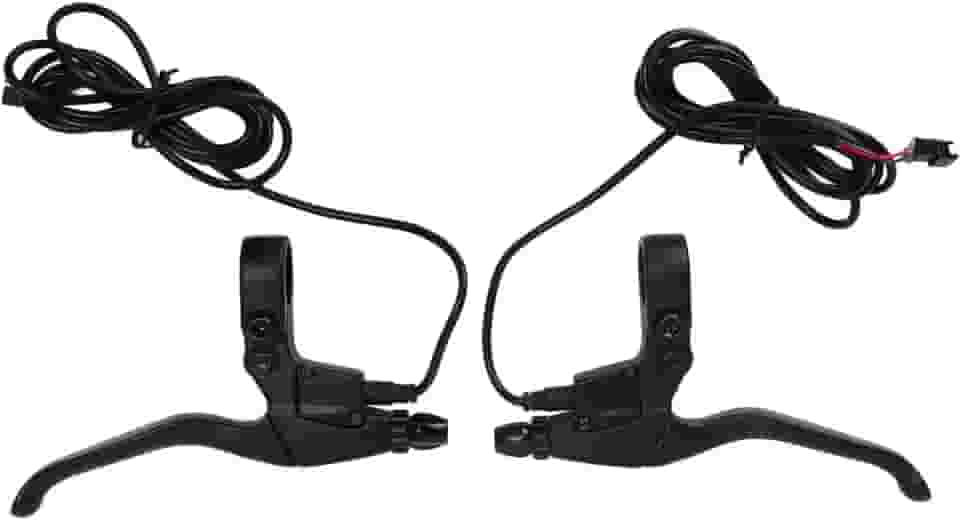 alavanca de freio para bicicleta elétrica, alumínio, à prova d'água, alavancas de freio elétrico, peças de reposição, preta