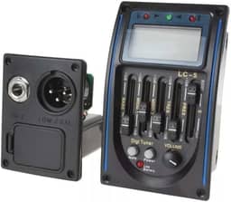 LC-5 Azul - Captador de Violão com afinador