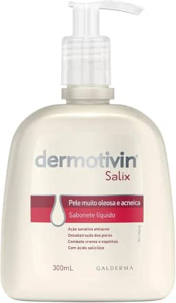 Dermotivin Sabonete Líquido Facial Para Acne Salix 300ml