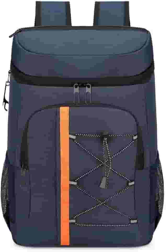 Mochila Térmica Cooler Portátil Para Praia, Churrascos, Camping, Viagens, Ar Livre - Antivazamentos, Refrigera 24 Horas, 30 Litros Capacidade, 3 Compartimentos