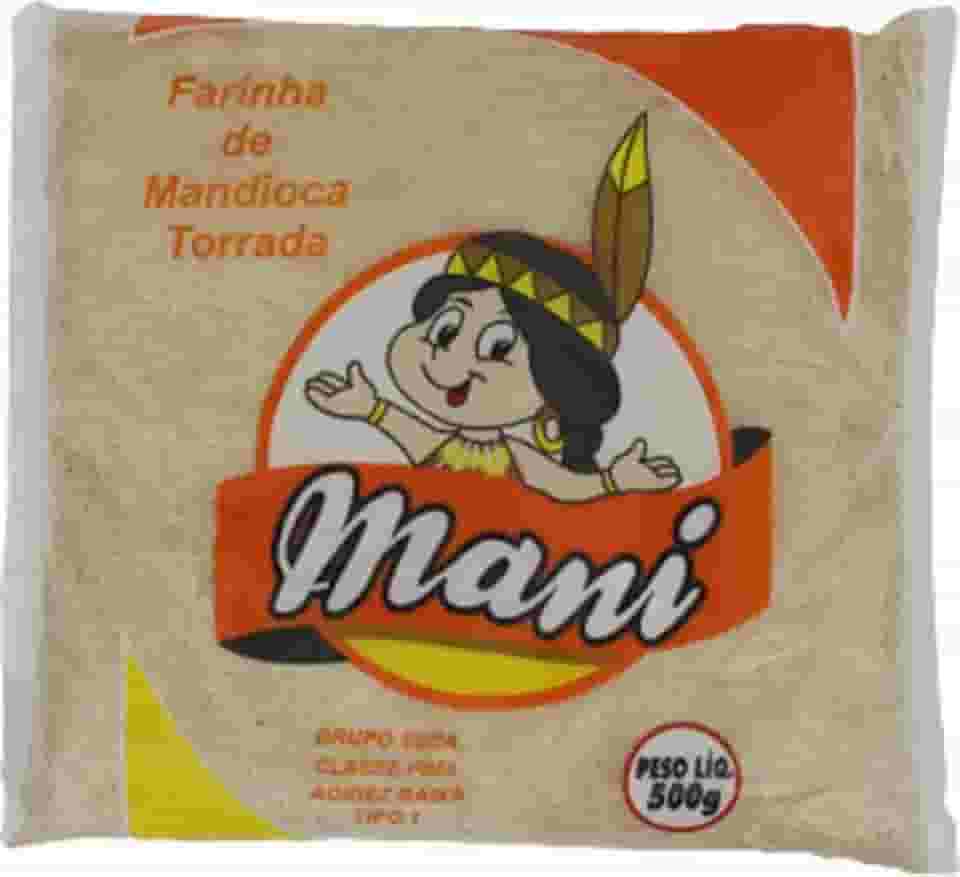 Farinha de Mandioca Fina Torrada 500g Mani