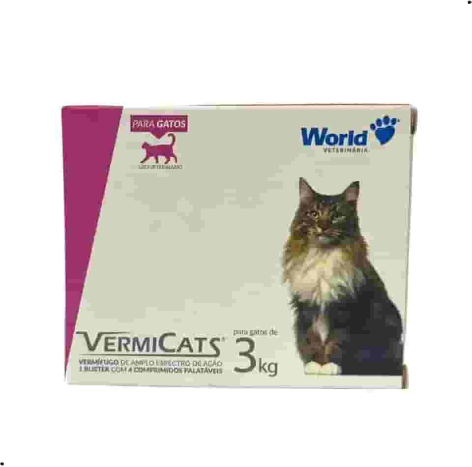 Vermicats 600 mg Cartucho 4 COMPRIMIDOS
