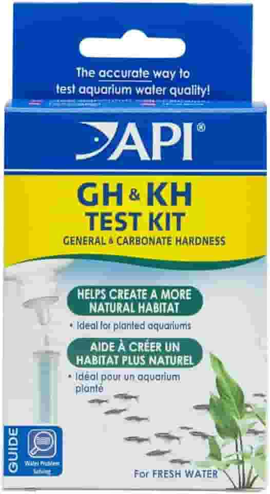 API Kit de teste GH & KH Kit de teste de água de aquário de água doce, 75 g.