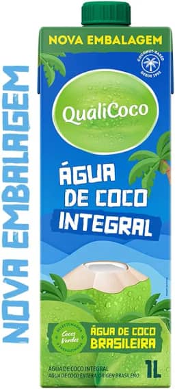 Qualicoco Agua De Coco Integral 1Lt