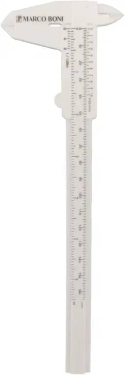 Paquímetro para Sobrancelhas, 1885, Marco Boni, Branco, 1 Unidade, Marco Boni