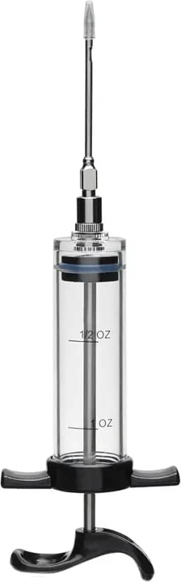 Mimo Style Injetor de Temperos, de Polipropileno e Acrílico. Deixe Sua Carne Mais Saborosa e Suculenta, Até Mesmo os Cortes Mais Duros. Com Nosso Injetor de Temperos