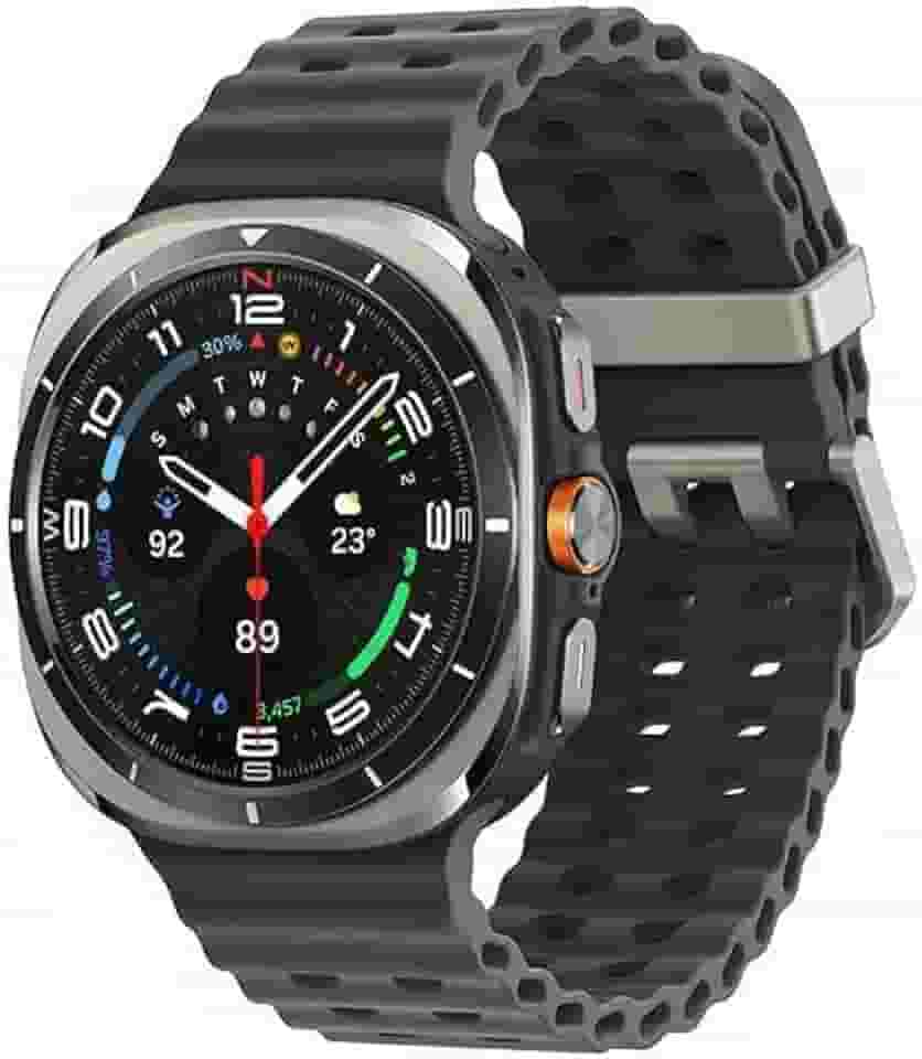 Samsung Galaxy Watch Ultra 2025 Smartwatch 47mm LTE, Galaxy AI, Titânio Aeroespacial, Titânio Prata