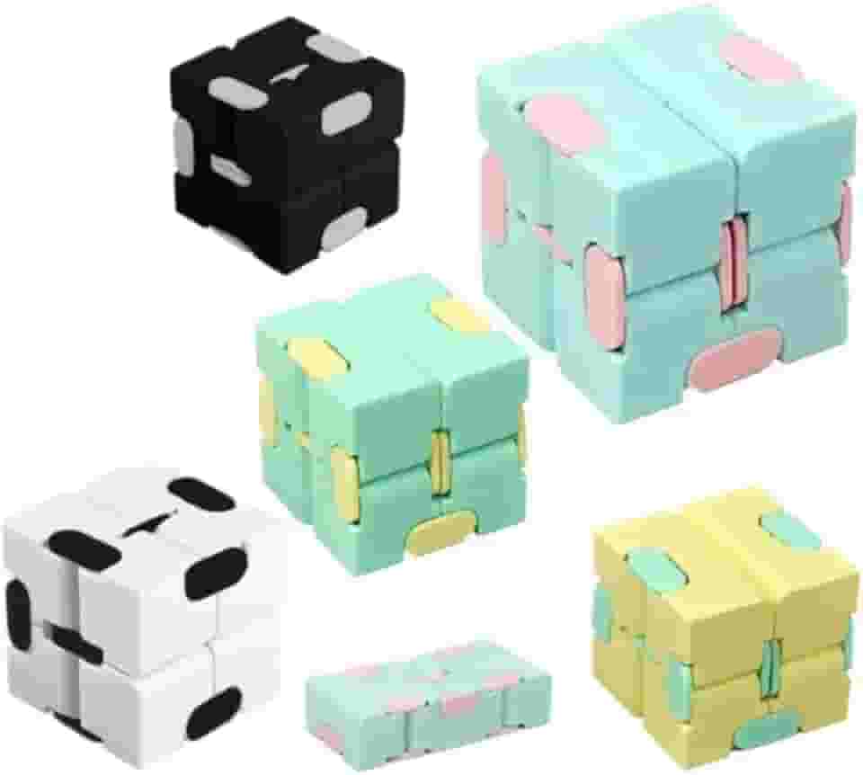 Infinity Cube Fidget Cube Cubo Infinito Anti Estresse Autismo Desenvolvimento