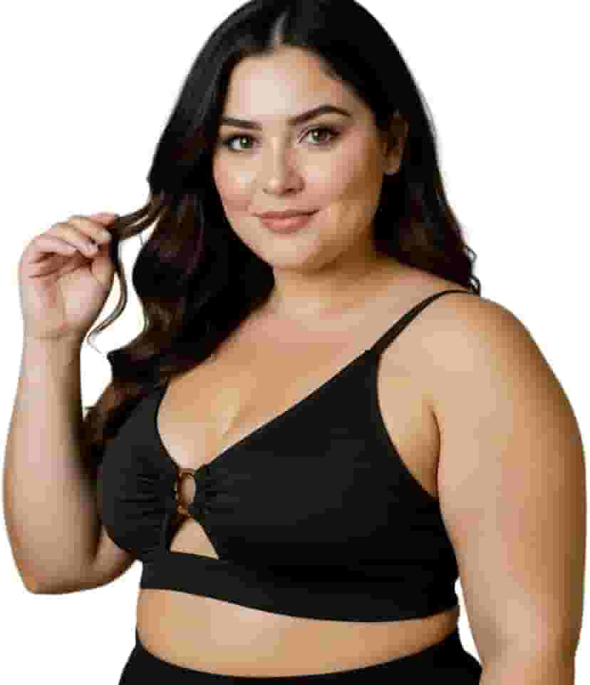 Top Biquíni Bojo Moda Praia Tamanho Grande Alça Regulável