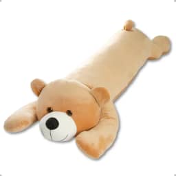 Xuxão Urso Travesseiro Fofinho Confortável Gigante 1,10CM (Bege)