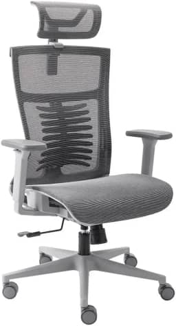 Cadeira de Escritorio Elements Vertta Cinza Pro (full mesh)