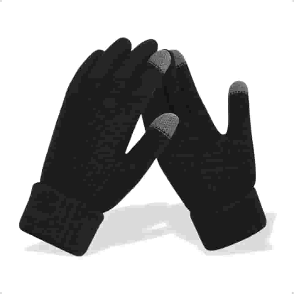 Luva De Frio Inverno Lã Térmica Forrada Quentinha Touch Screen Celular Tablet Notebook Adulto Resistente Esportiva