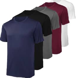 Kit 5 Camisetas Academia Dry Fit Anti Suor Zaroc Sports