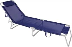 Mor - Cadeira Espreguiçadeira em Alumínio Azul Marinho