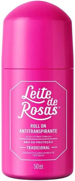 Desodorante Roll on Leite de Rosas 48h Tradicional