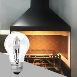 Kit Lâmpada Churrasqueira 170w 127V Fio 2m Soquete Porcelana e Fita Isolante