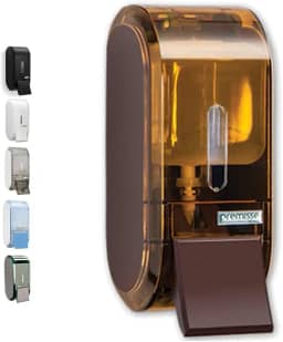 Dispenser Sabonete Líquido Premisse Urban Glass Marrom, 400ml