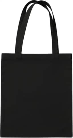 Ecobag Preta Lisa Bolsa de Praia Feminina Sacola 100% Algodão Cru 30x40 REC store Ecológica Grande Tote Bag