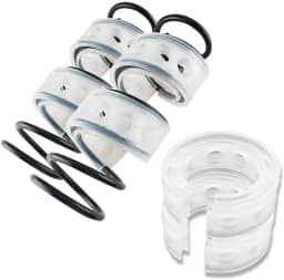 2 peças de amortecedores de choque universal para carro amortecedores automáticos tipo A/B/C/D/E/F