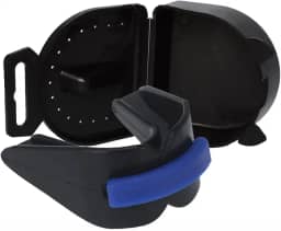 Protetor Bucal Duplo C/Estojo (caixa) Muay Thai, Boxe, Mma (Preto)