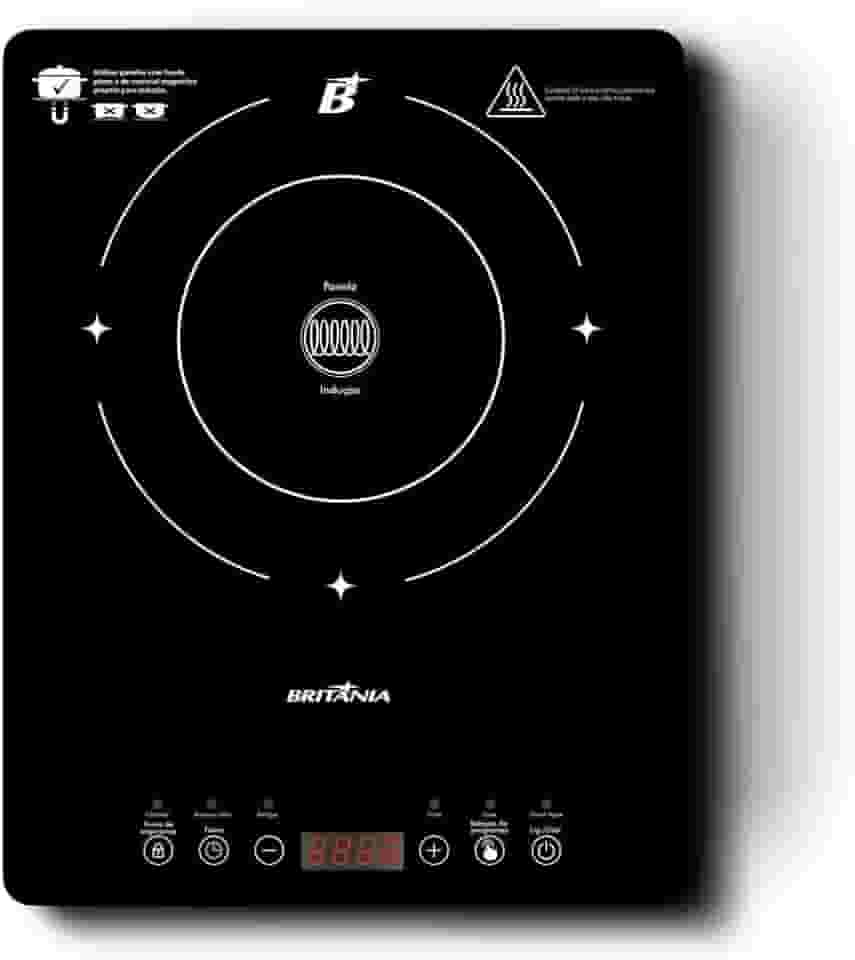 Cooktop de Indução Philco BCT10A Diferentes Níveis de Potência e Temperaturas 127V