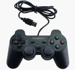 Controle Usb para PC Computador Notebook Joystick Dualshock Analógico tipo ps2 -Santeletro