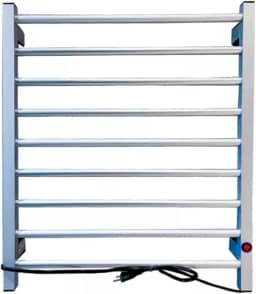 Toalheiro Térmico de Parede com Seletor de Voltagem 110/220 V (Prata)